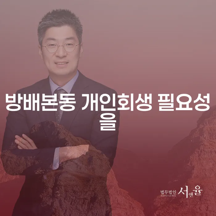 방배본동 개인회생 필요성을