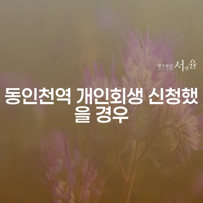 동인천역 개인회생 신청했을 경우