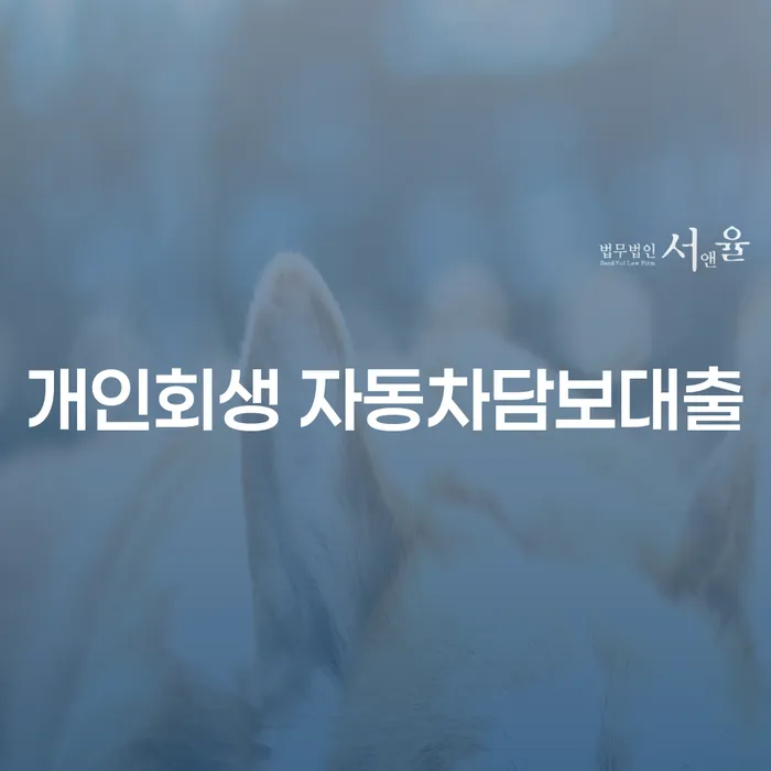 개인회생 자동차담보대출, 채무증대경위서 작성해보셨나요?